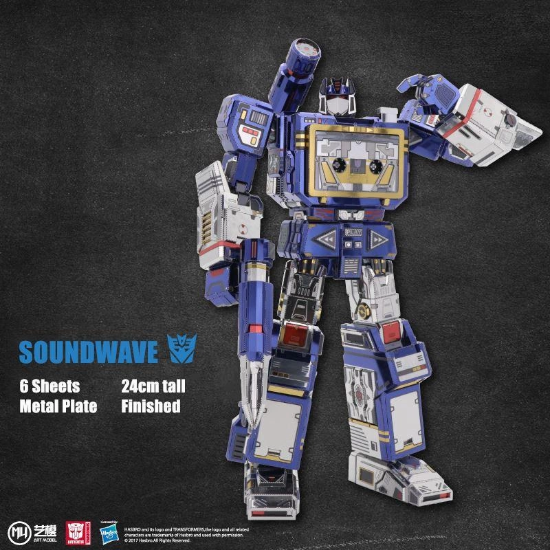 Transformers Soundwave Metal Assembly Kit Character Model Character Item