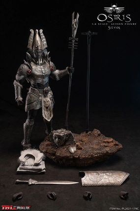 TBLeague Phicen 1/6 Ancient Egyptian God of the Dead Osiris Silver Action Figure PL-2021-179C Action Unit