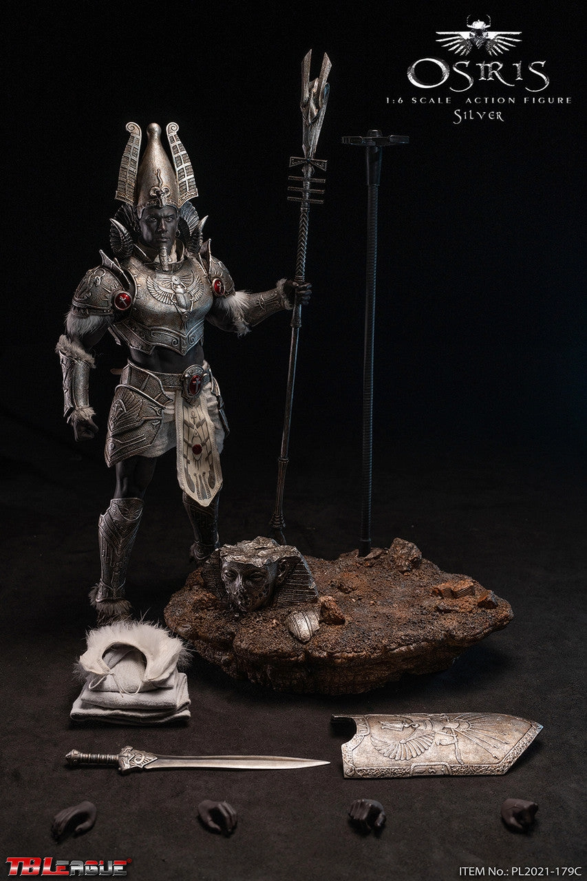 TBLeague Phicen 1/6 Ancient Egyptian God of the Dead Osiris Silver Action Figure PL-2021-179C Action Unit