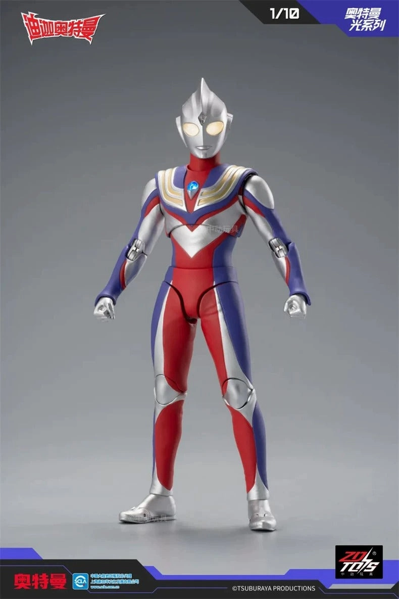 Art Series Global Phenomenon 1:10 Ultraman Tiga Multi Type Light-Up Action Toy