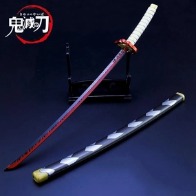 Rengoku Kyojuro Nichirin Blade Sword Metal Replica Biology Model