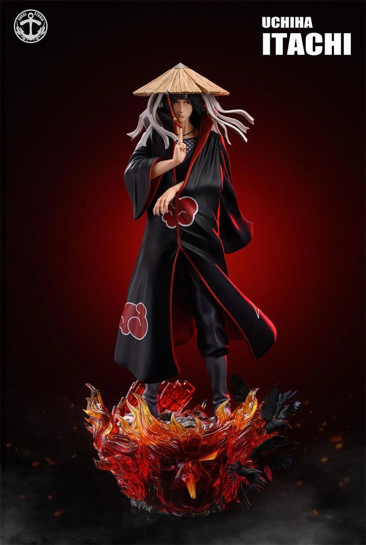 1:6 Itachi Uchiha Figure Statue Graffiti Figure Action Sculpture