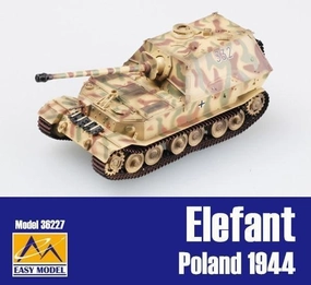 1:72 Elefant Poland 1944 Tank Movie Display Global Phenomenon