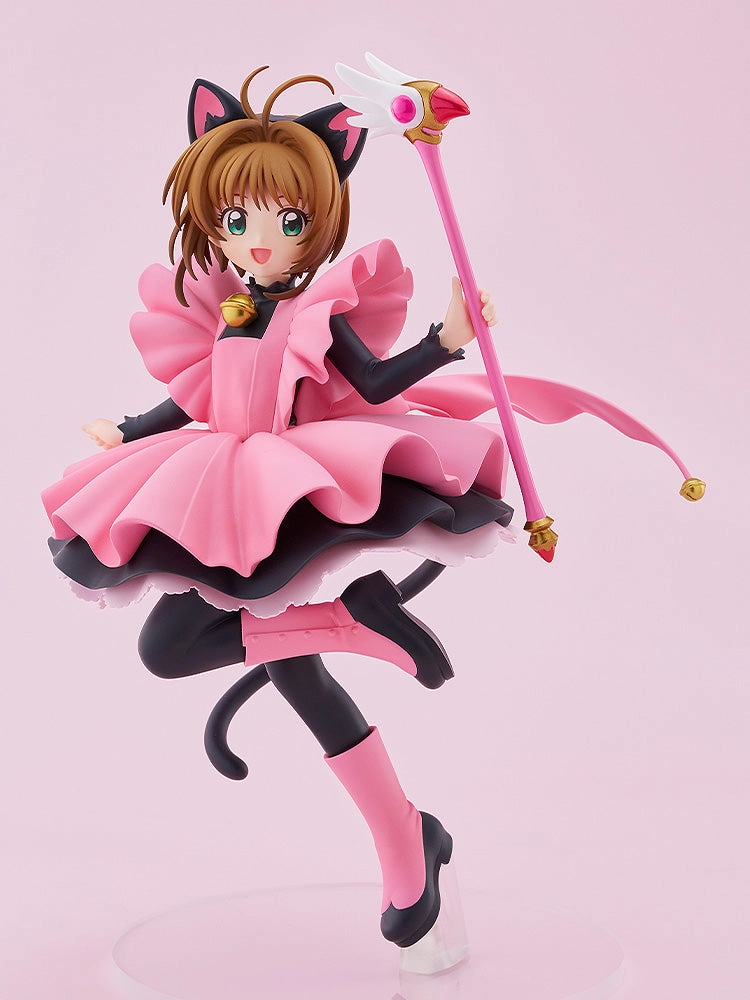 Interactive Toy Character Statue POP UP PARADE Sakura Kinomoto: Black Cat Costume Ver. L Size