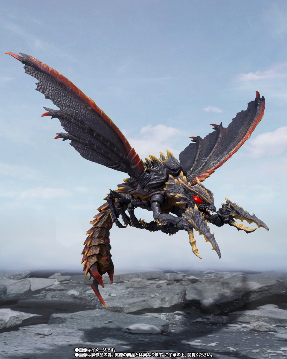 S.H. MonsterArts Godzilla vs. Megaguirus (2000) Megaguirus Evolution Set Action Figure Veteran Designer Souvenir Shop