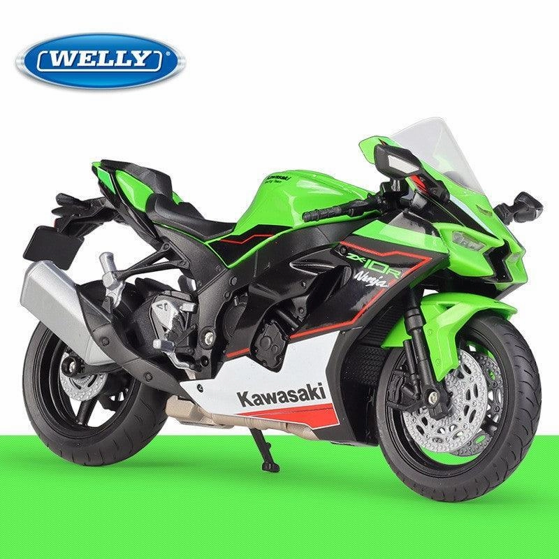 1:12 Kawasaki Ninja ZX-10R Motorcycle Alloy Model Car Global Citizen