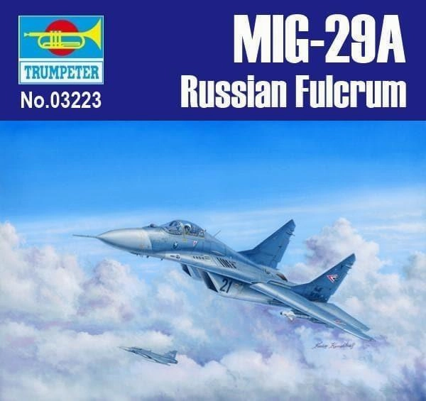 1:32 Russian MIG-29A Fulcrum Fighter Assembly Kit Hallway Display