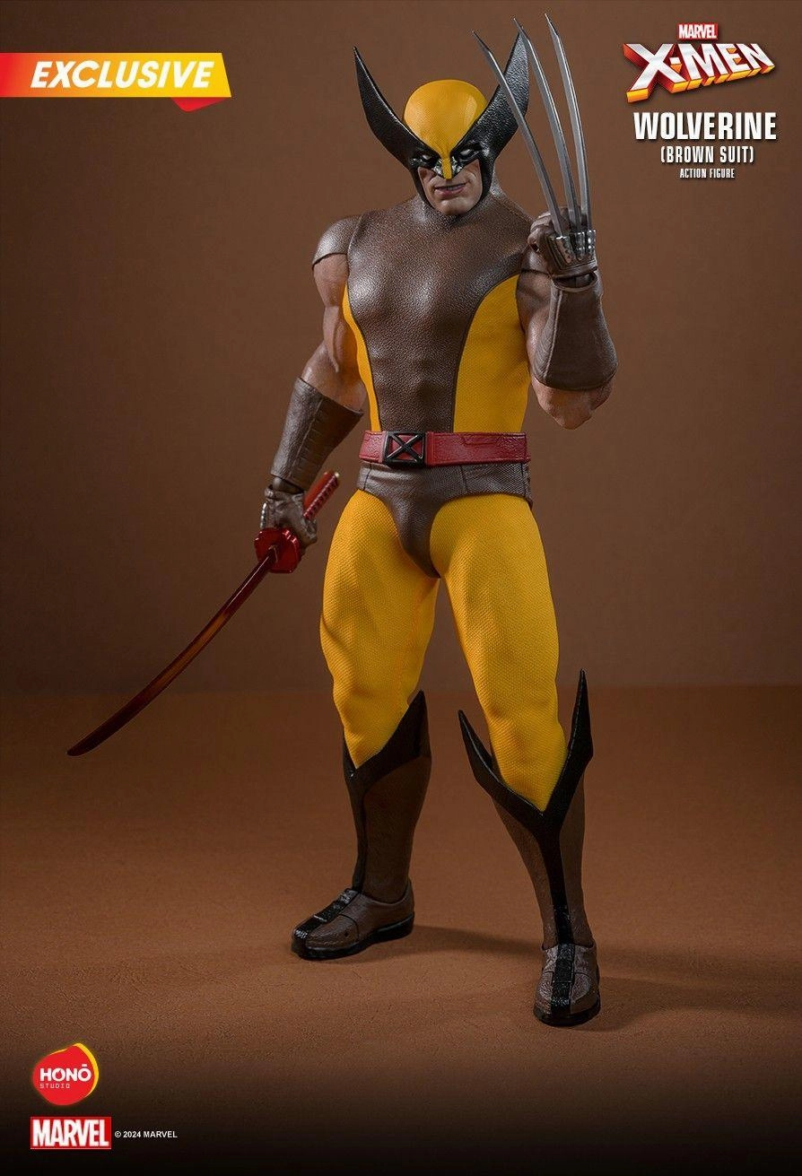 Full Set app connected 1:6 Wolverine Brown Suit Exclusive Action Figure