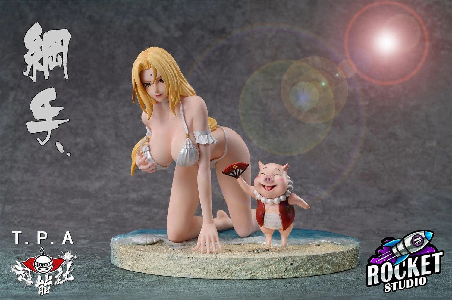 1:6 Tsunade Swimsuit Figure Statue Miniature Collection Video game
