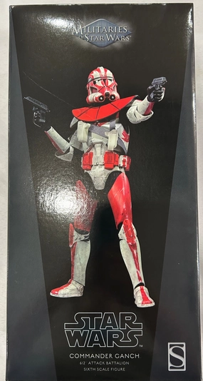 Personalized Card Desktop Decor Sideshow Collectible 1/6 Star Wars Militaries of Star Wars 612th Attack Battalion Commander Ganch Sixth Scale Figure *Open Box*