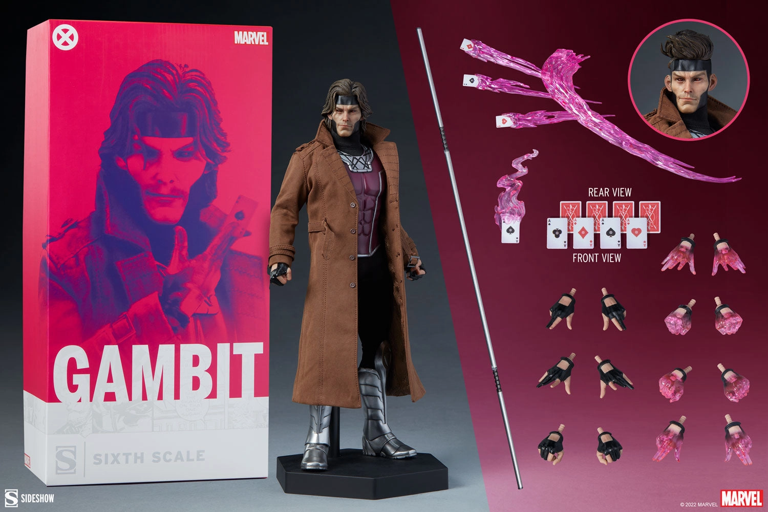Sideshow Collectibles 1/6 Marvel Comics Gambit Deluxe Sixth Scale Figure Christmas Ornament