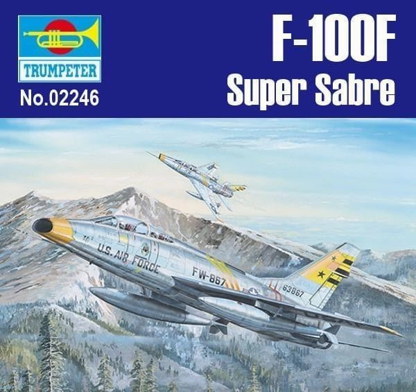 Art Merchandise Display Shelf 1:32 F-100F Super Sabre Fighter Assembly Kit