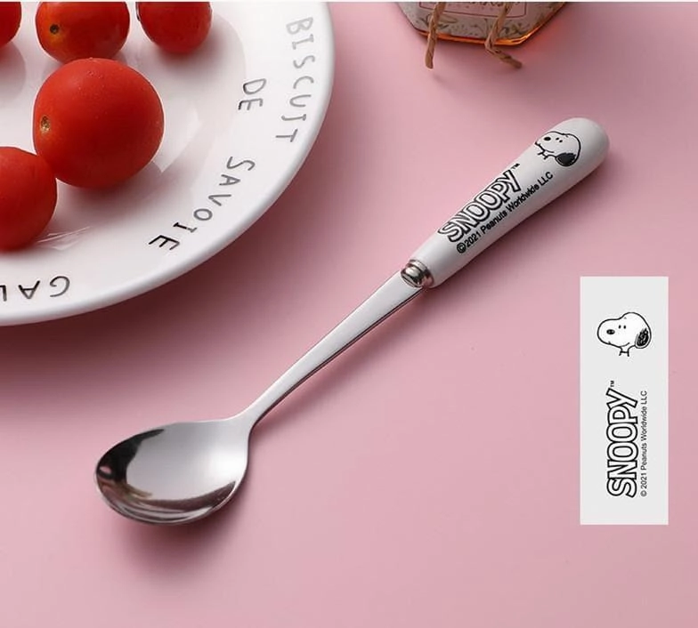 Brand Advocate Variant Cover Snoopy Stainless Steel Coffee Spoon