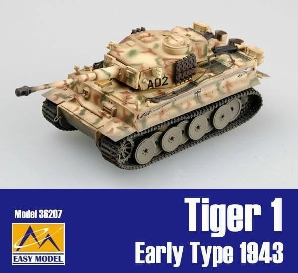 1:72 Tiger 1 Early Type Grossdeutschland Russia 1943 Tank Therapeutic Hobby