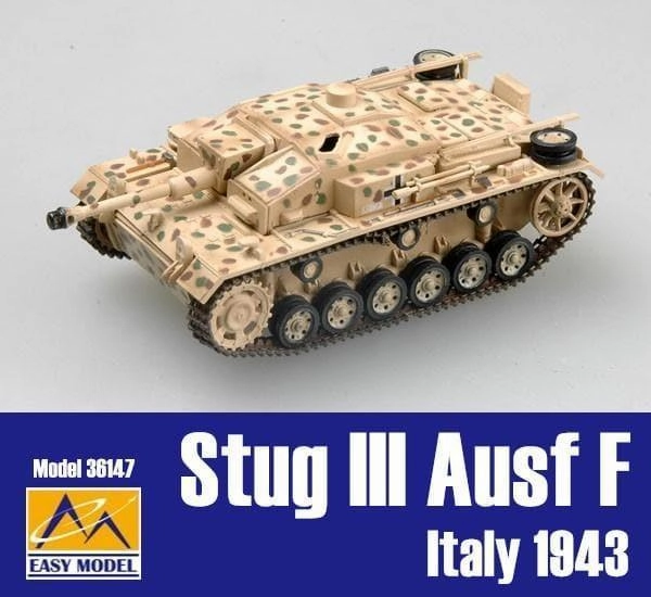 Car Model Factory Direct 1:72 Stug III Ausf F Italy 1943 Tank