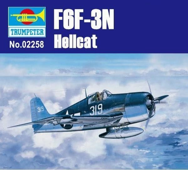 1:32 F6F-3N Hellcat Night Fighter Assembly Kit Japanese Anime Mythical Animal