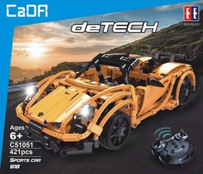 Fantasy Model Porsche 918 Racing Car Building Blocks Set