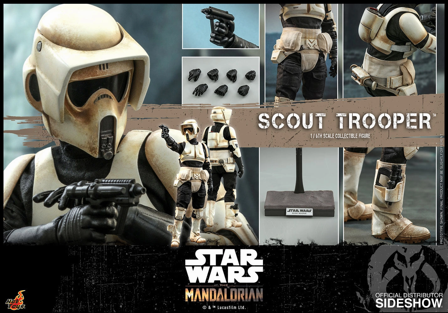 Hot Toys 1/6 The Mandalorian Scout Trooper Scale Figure TMS016 Japanese Anime
