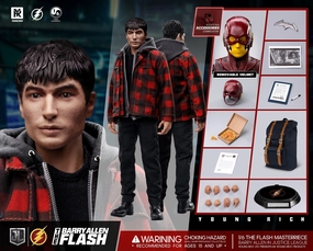 Young Rich 1/6 Barry Allen The Flash (DC Justice League) Sixth Scale Action Figure Miniature Collectible