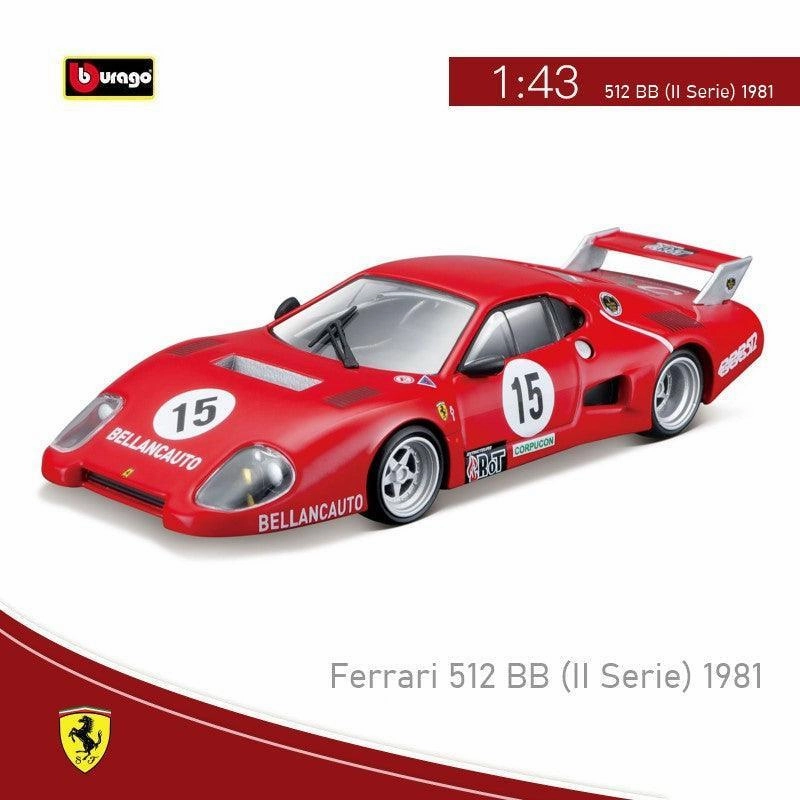 1:43 Ferrari 512 BB II Serie 1981 Alloy Model Car Family Heirloom Miniature Toy