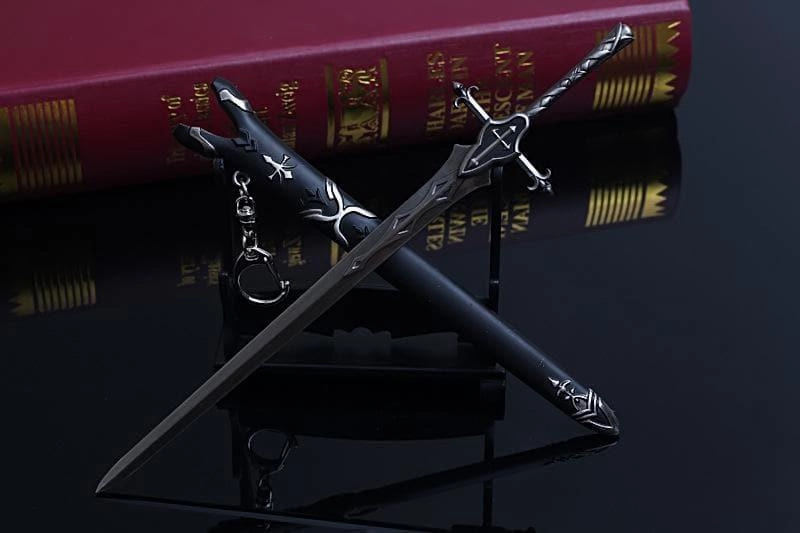 Black Saber Siegfried Balmung Metal Sword Replica Seasonal Rotation Classical Statue