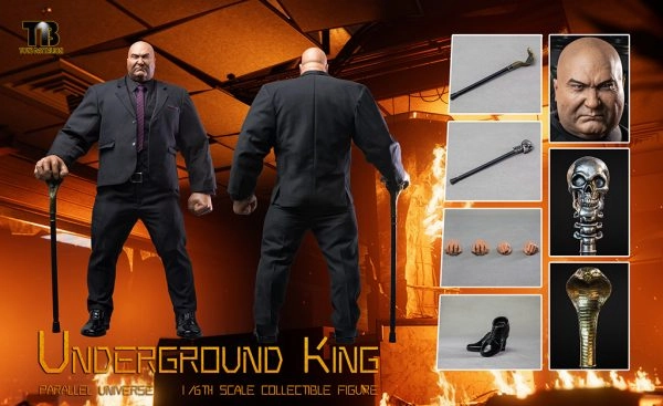Toys Battalion 1/6 TB001 Underground King (Kingpin) Action Figure Gaming Sculpture Anime Art