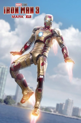 1:10 Iron Man Mark XLII Mk42 Action Toy Character Decor