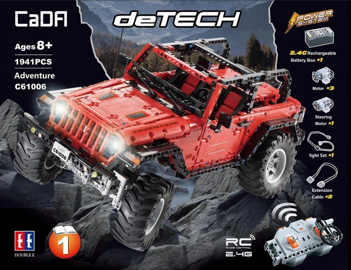 Designer Showcase Art Goods Jeep Wrangler Adventurer Off-Road Car Building Blocks Set