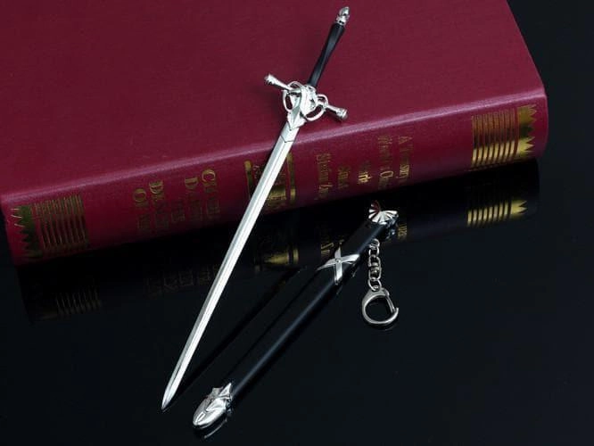 Character Sculpture Jeanne d'Arc Ruler Joan of Arc Sword Metal Replica