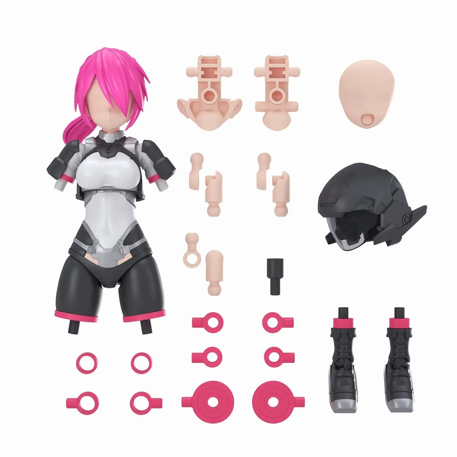 Bandai 30 Minutes Sisters 30MS OP-24 Option Parts Set 24 Turbo Costume Beta (Color A) Model Kit School Project app connected