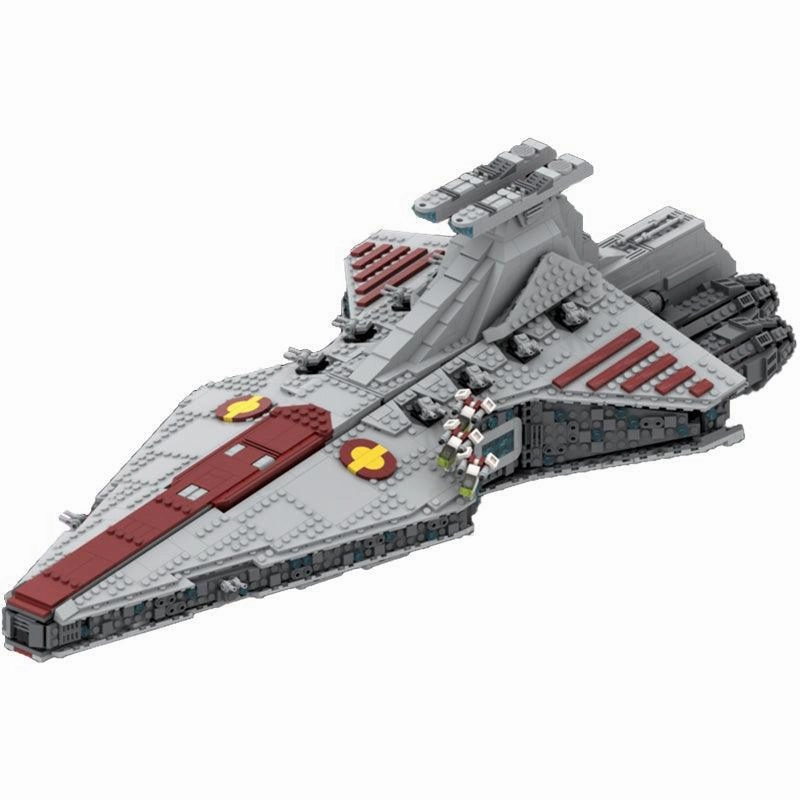 Disney Character Independent Artist Venator Republic Attack Cruiser Building Blocks
