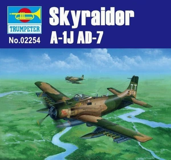 Gaming Showcase Collectible Unit 1:32 A-1J AD-7 Skyraider Fighter Assembly Kit